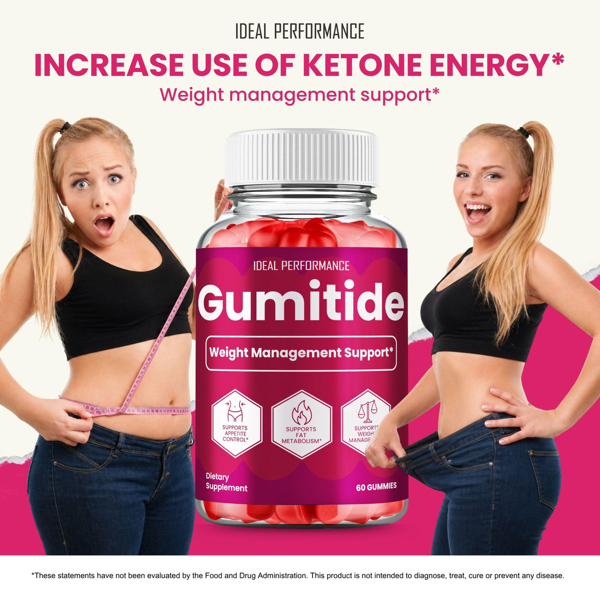 Détail des Gumitide Gummies avec légende