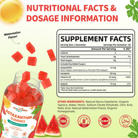 Détail des gummies Astaxanthine HEALOADING en gros plan