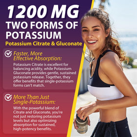 Détail des gummies au potassium Nextdia 1200mg