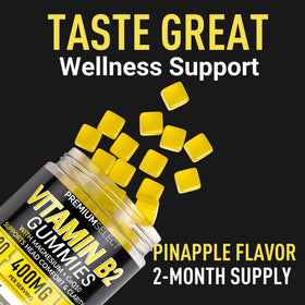Détail des gummies B2 400mg Premium Select Nutrition