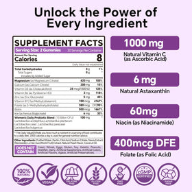Détail des gummies de citrate de magnésium VEETAGYO avec étiquette