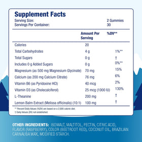 Détail des gummies de Glycinate de Magnésium DR. MORITZ