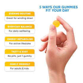 Détail des gummies de magnésium glycinate 400mg PURA WEX NUTRITION