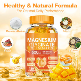 Détail des gummies de magnésium glycinate Cytona
