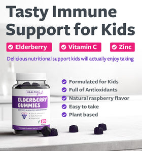 Détail des Gummies de Sureau pour Enfants, couleur berry