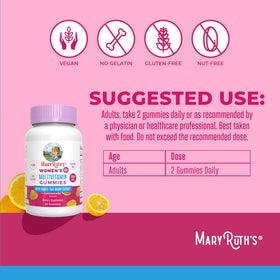 Détail des gummies MARYRUTH'S Multivitamines Femmes 40+, couleur et texture