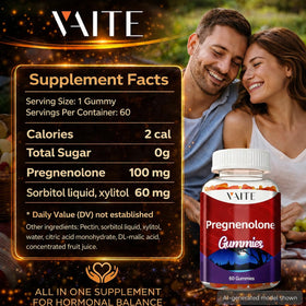 Détail des gummies mémoire VAITE