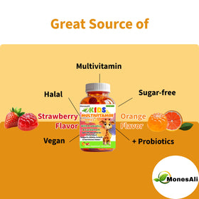 Détail des gummies MonesAli avec étiquette halal