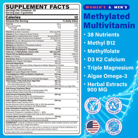 Détail des gummies multivitamines NEVISS avec saveur de baies