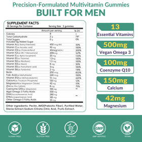 Détail des gummies multivitamines Vigorintha avec texture moelleuse