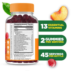Détail des gummies prénatales Lifeable en forme de framboise