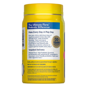 Détail des gummies probiotiques Renew Life avec racine de chicorée