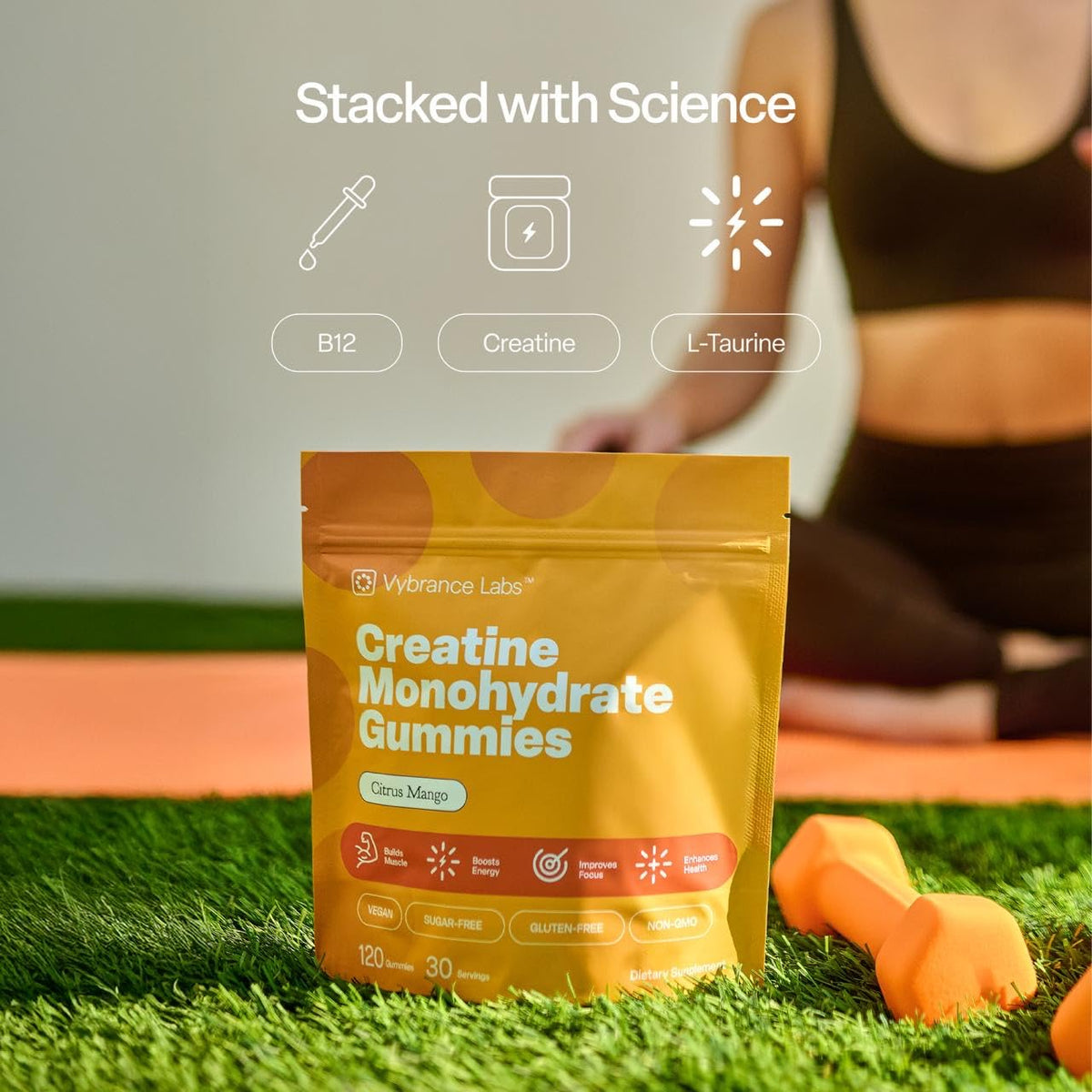 Détail des Gummies VYBRANCE LABS goût mangue citron