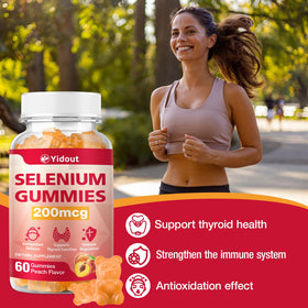 Détail des gummies Yidout au sélénium 200mcg