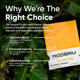 Détail des ingrédients actifs de Noobru Advantage Nootropic