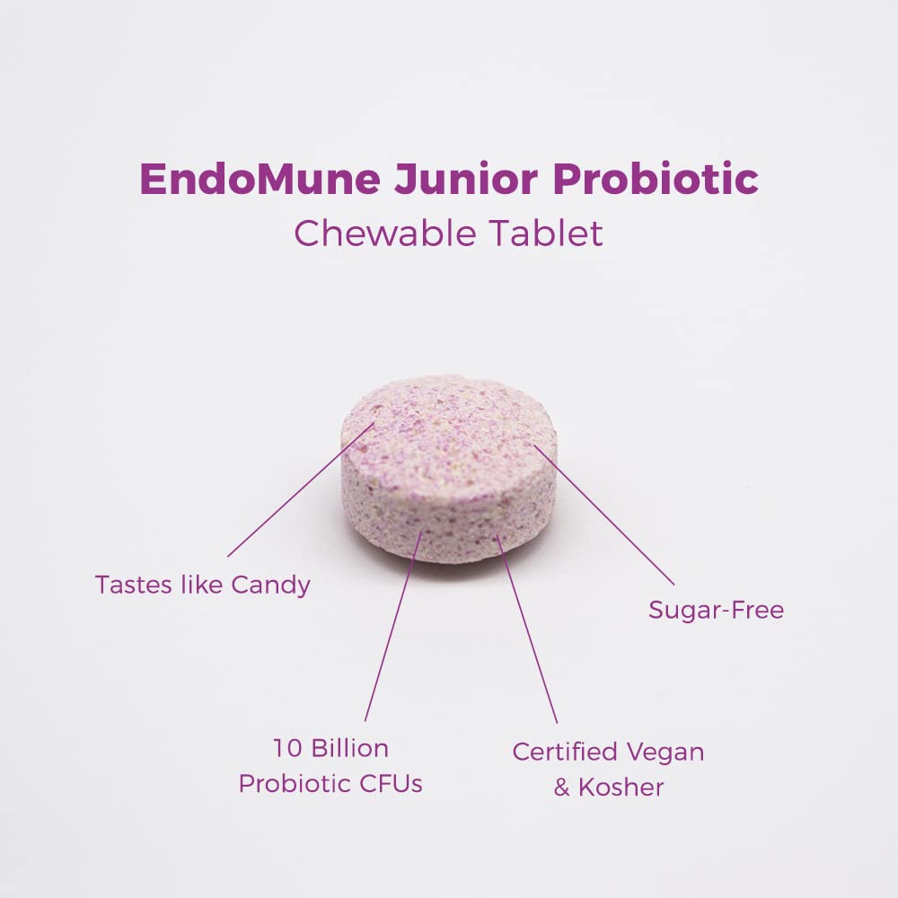 Détail des ingrédients d'Endomune Junior Probiotiques