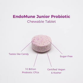 Détail des ingrédients d'Endomune Junior Probiotiques