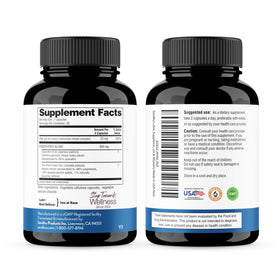 Détail des ingrédients de Sandhu's Zinc 800mg