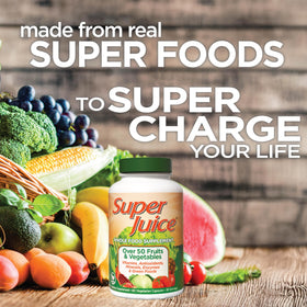 Détail des ingrédients de Super Juice comprimés