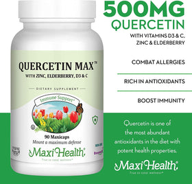 Détail des ingrédients des capsules de Quercetin 500mg