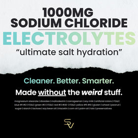 Détail des ingrédients des capsules électrolytes SmarterVitamins