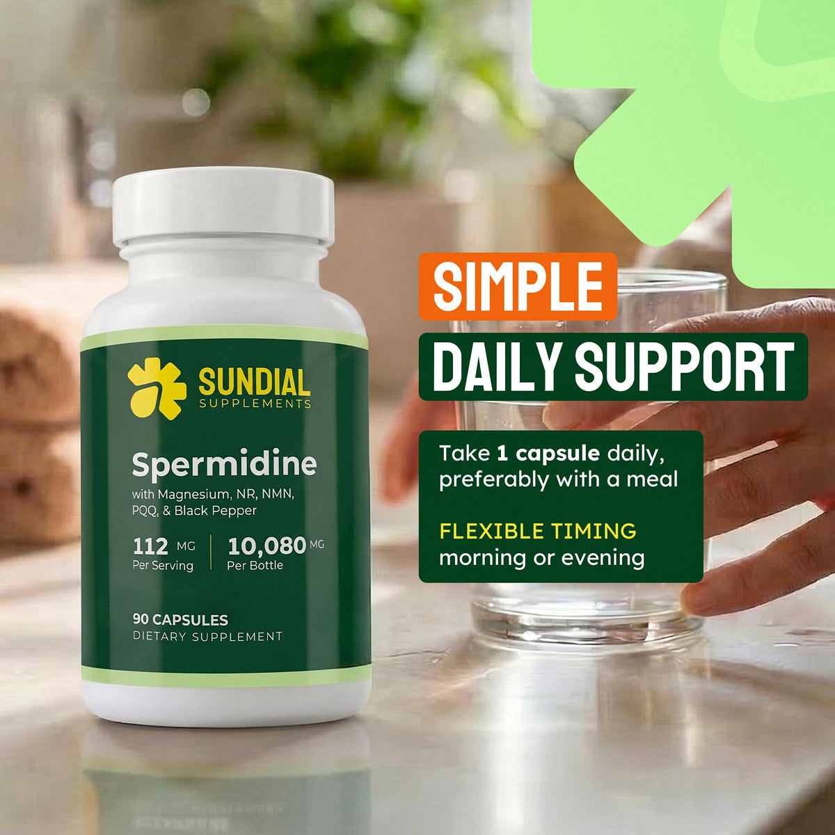Détail des ingrédients des capsules SUNDIAL SUPPLEMENTS