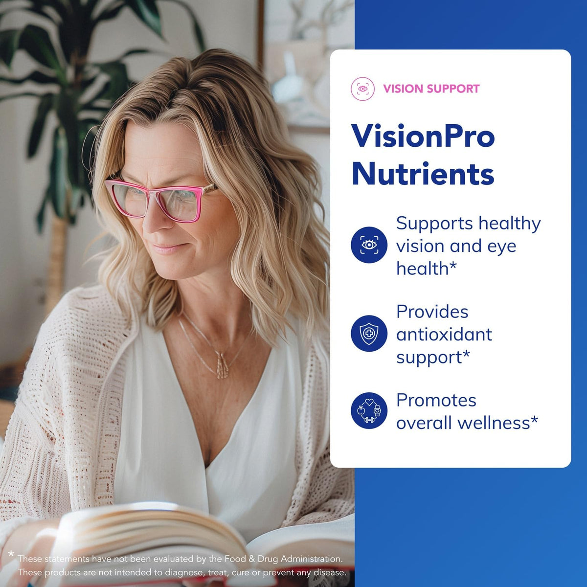 Détail des ingrédients des capsules VisionPro Nutrients