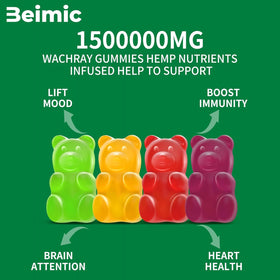 Détail des ingrédients des gummies au chanvre BEIMIC