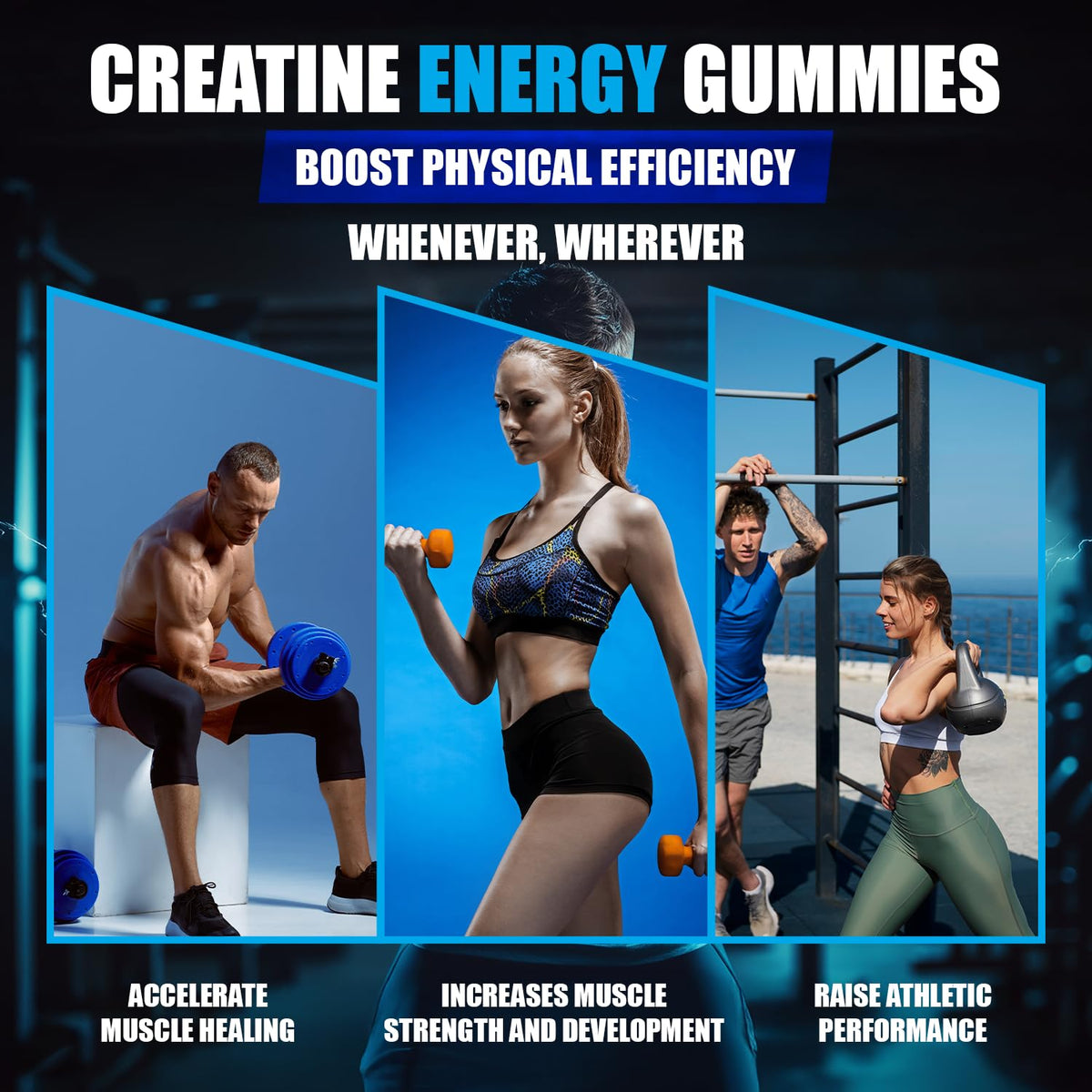 Détail des ingrédients des Gummies de Créatine Novure