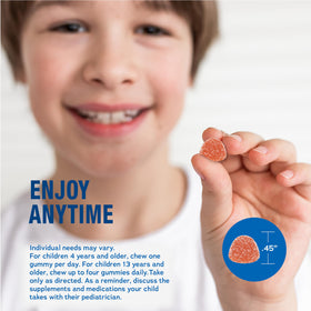 Détail des ingrédients des gummies Natural Vitality au magnésium