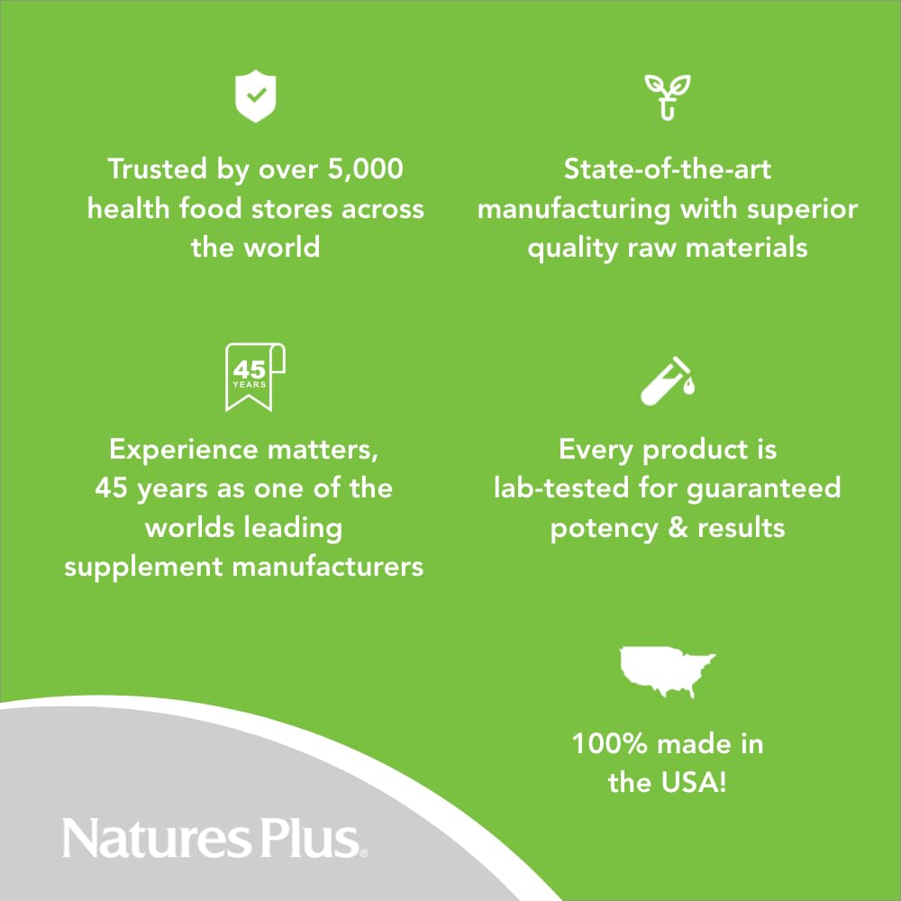 Détail des ingrédients des gummies NaturesPlus Curcuma