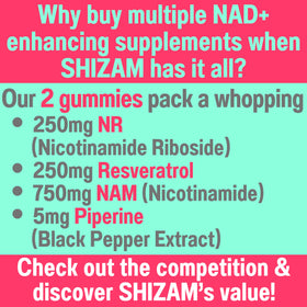 Détail des ingrédients des Gummies SHIZAM