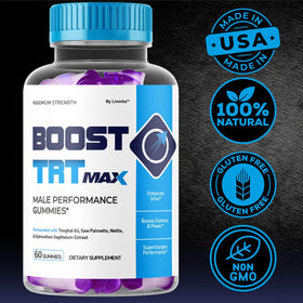 Détail des ingrédients des Gummies TRT Max LIVORKA