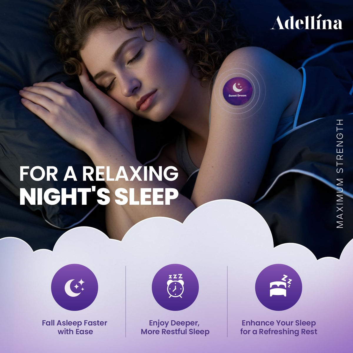 Détail des ingrédients des patches de sommeil Adellina