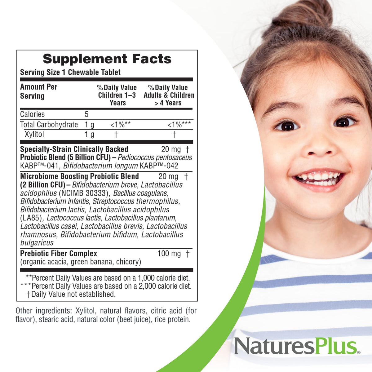 Détail des ingrédients des Probiotiques Naturels pour Enfants