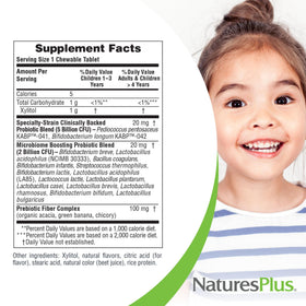 Détail des ingrédients des Probiotiques Naturels pour Enfants