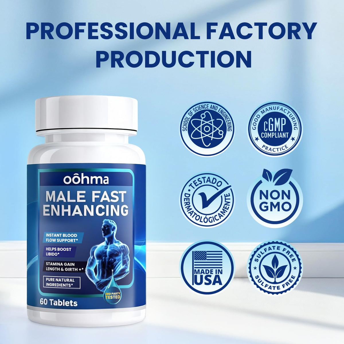 Détail des ingrédients naturels Oohma, Maca et Ginseng