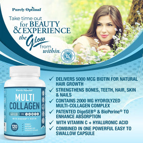 Détail des ingrédients Purely Optimal Collagène Multi Capsules