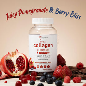 Détail des ingrédients sur l'emballage des Gummies Multi Collagène