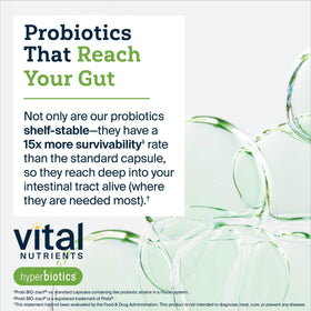 Détail des ingrédients sur l'emballage Hyperbiotics Probiotique Enfants
