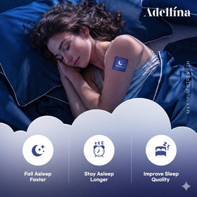 Détail des patches Adellina montrant les matériaux naturels utilisés