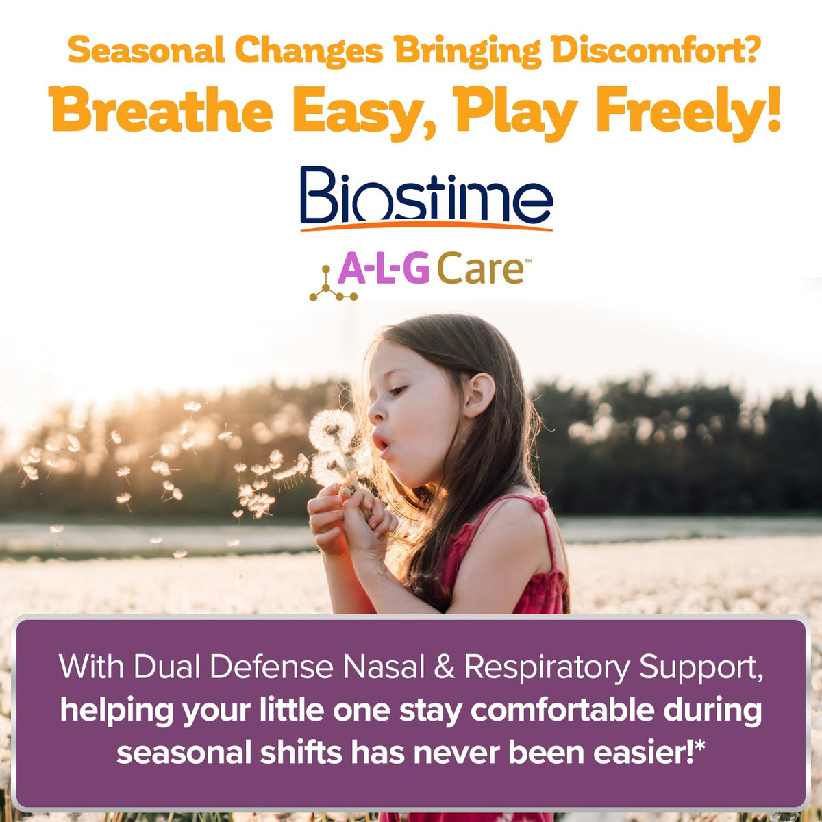 Détail des sachets Biostime Baby & Kids Dual Defense