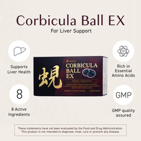 Détail des sachets de Umeken Corbicula Ball EX