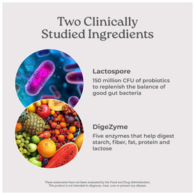 Détail des sachets Isotonix avec mélange d'enzymes et probiotiques