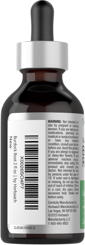 Détail du bouchon de la tincture de racine de bardane Horbäach