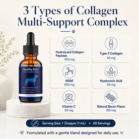 Détail du bouchon du collagène liquide HEALTHY PETZ