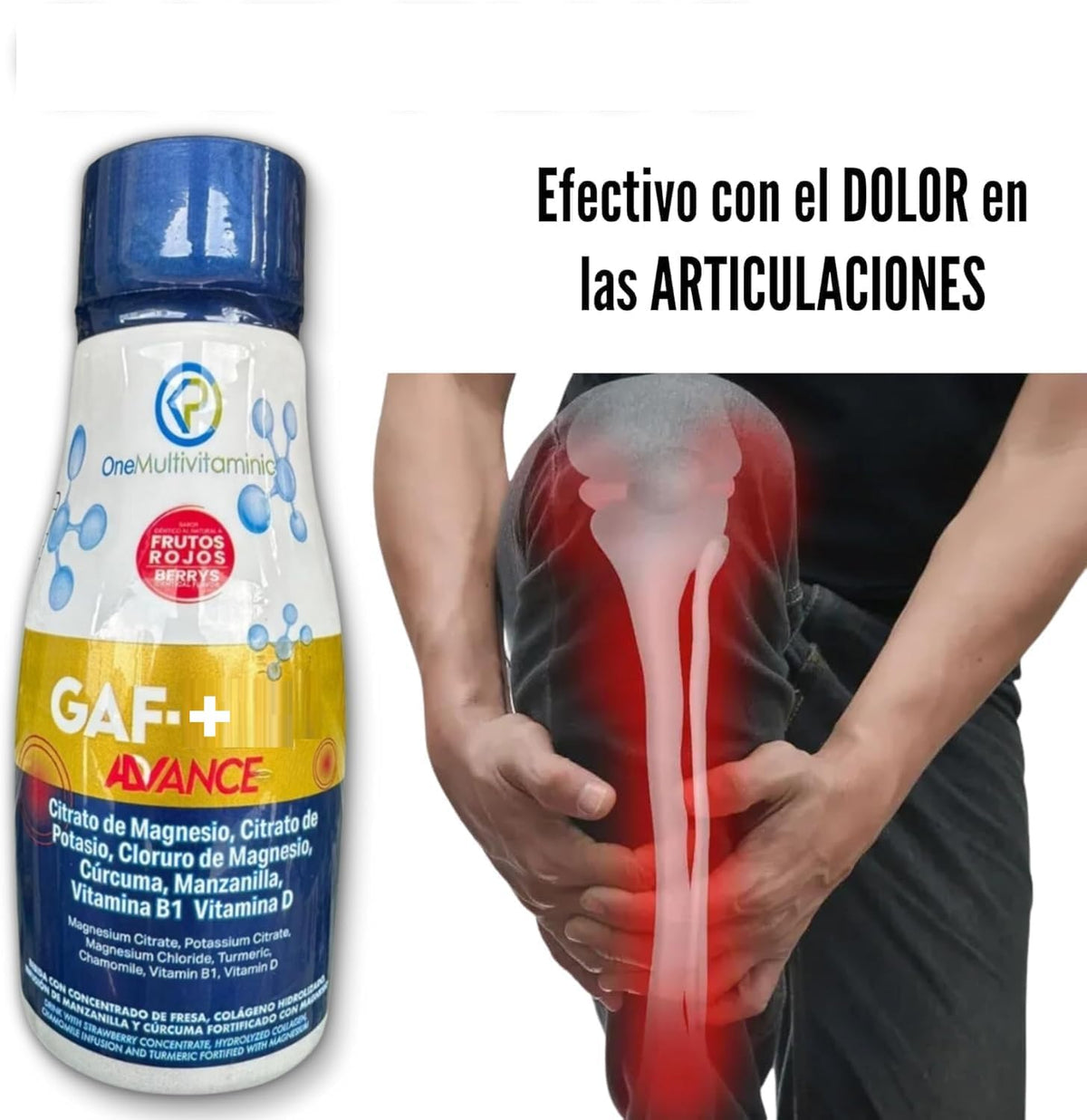 Détail du bouchon du flacon de Gaf Multivitamine Liquide