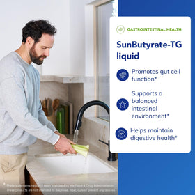 Détail du bouchon du flacon de Pure Encapsulations SunButyrate-TG