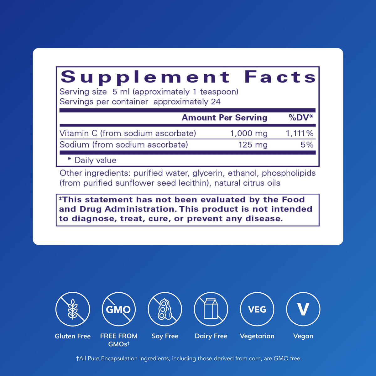 Détail du bouchon du flacon de vitamine C liposomale