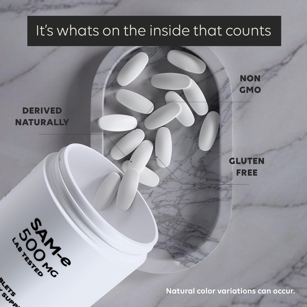 Détail du comprimé Newt SAM-e 500mg